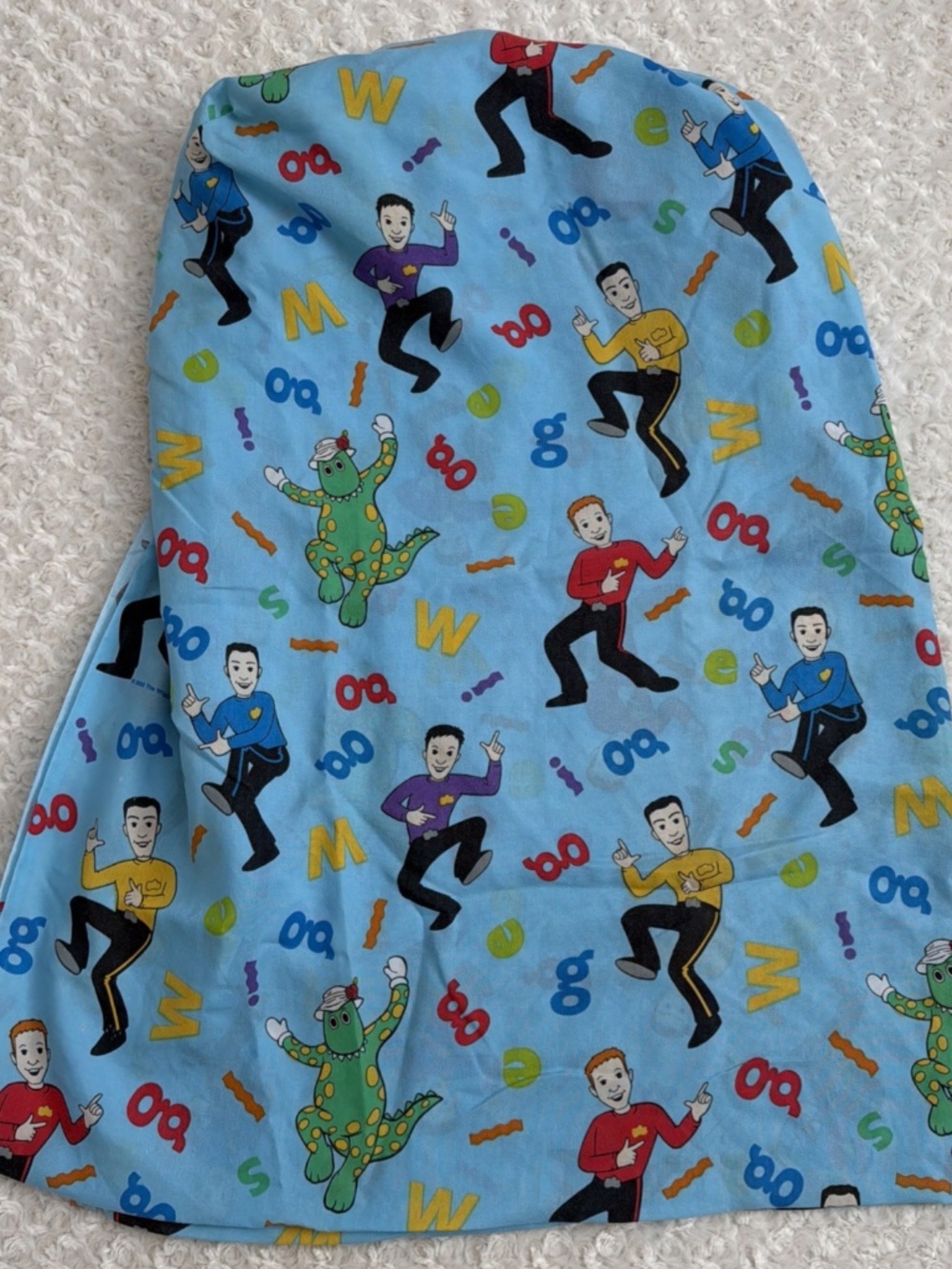 The Wiggles Vintage 2003 Twin Size Fitted Sheet Dorothy Anthony Greg Jeff Murray